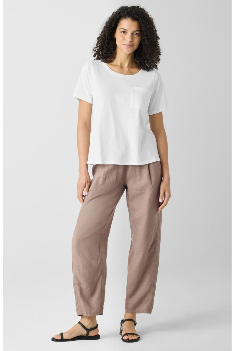 Crewneck Pocket Organic Cotton T-Shirt, Alternate, color, WHITE