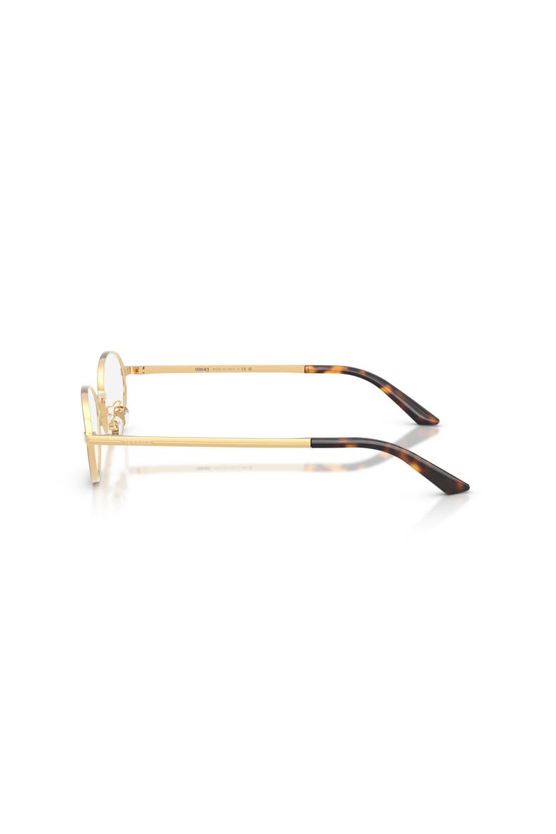 53mm Oval optical glasses, Alternate, color, Gold