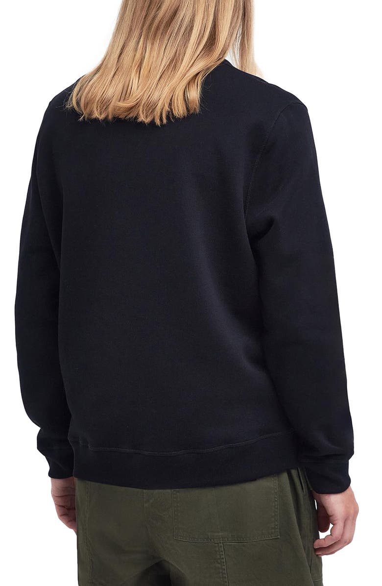 Barbour x Maison Kitsuné Fox Cotton Graphic Sweatshirt, Alternate, color, 