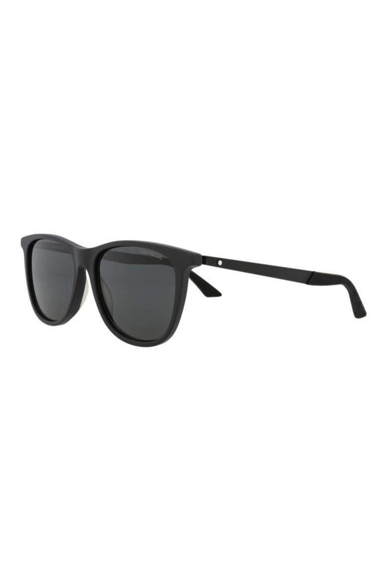 56mm Square Sunglasses, Alternate, color, BLACK SMOKE