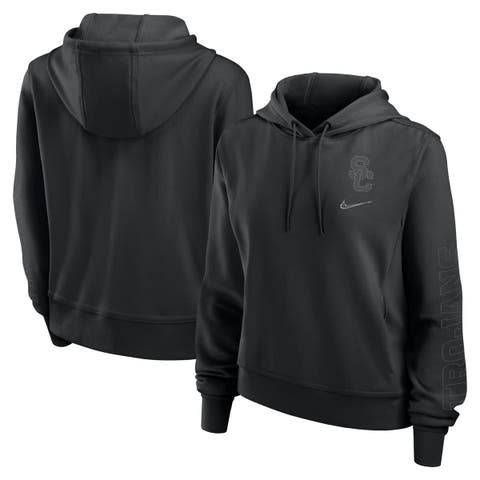 Women's Nike Black USC Trojans One Pullover Hoodie