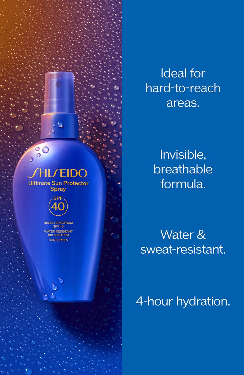 Shiseido Ultimate Sun Protector Spray SPF 40, Alternate, color,