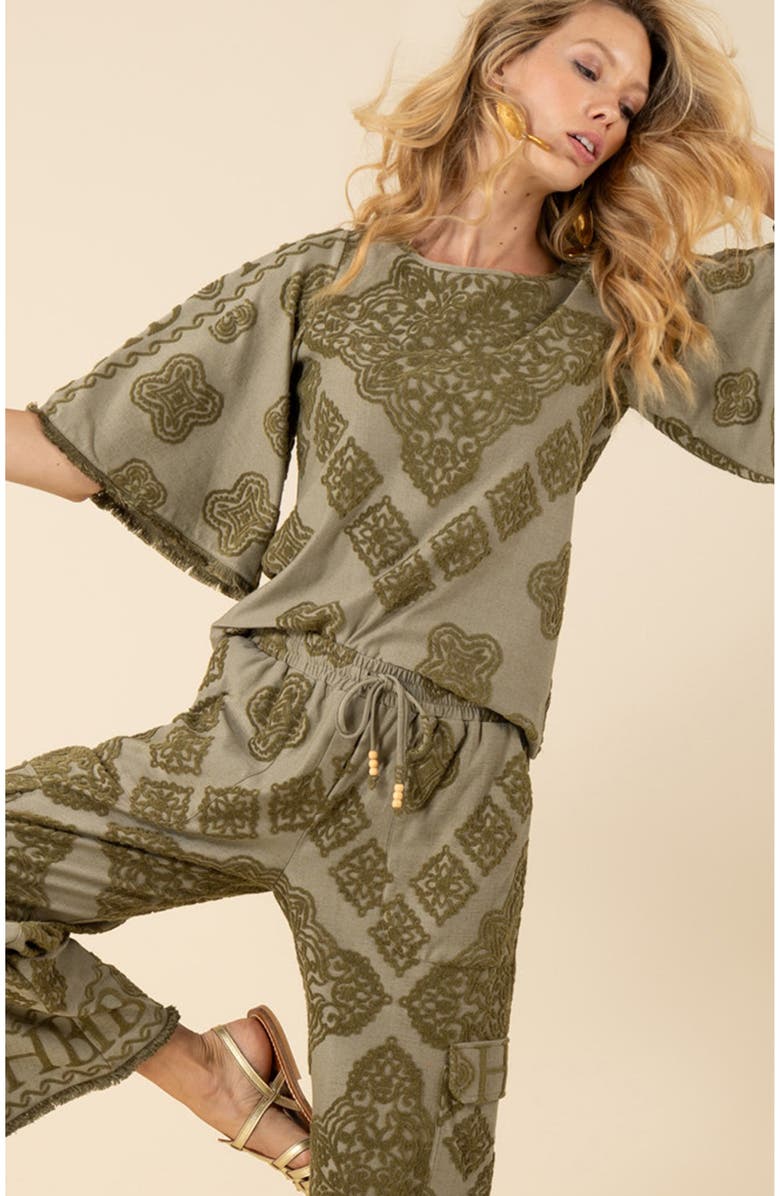 Hale Bob Leyla Jacquard Top, Alternate, color,
