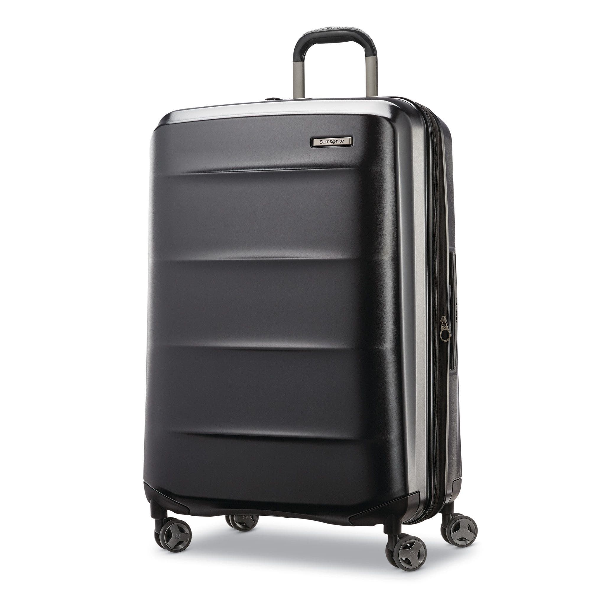 Samsonite Octiv 2-Piece Set (20/28) Hardside Spinner, Alternate, color, Stealth Black