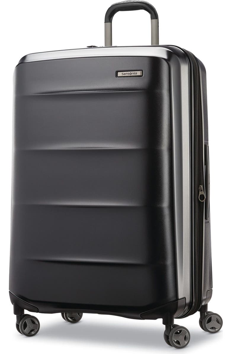 Samsonite Octiv 2-Piece Set (20/28) Hardside Spinner, Alternate, color, Stealth Black