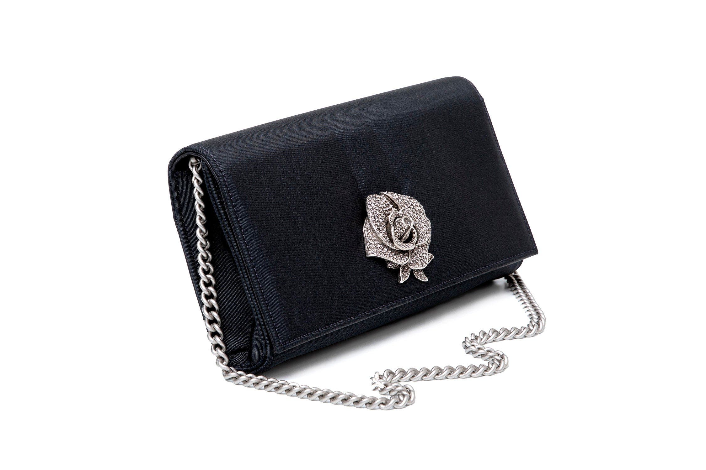 Michelle Wilhite The Olivia Clutch, Alternate, color, Black