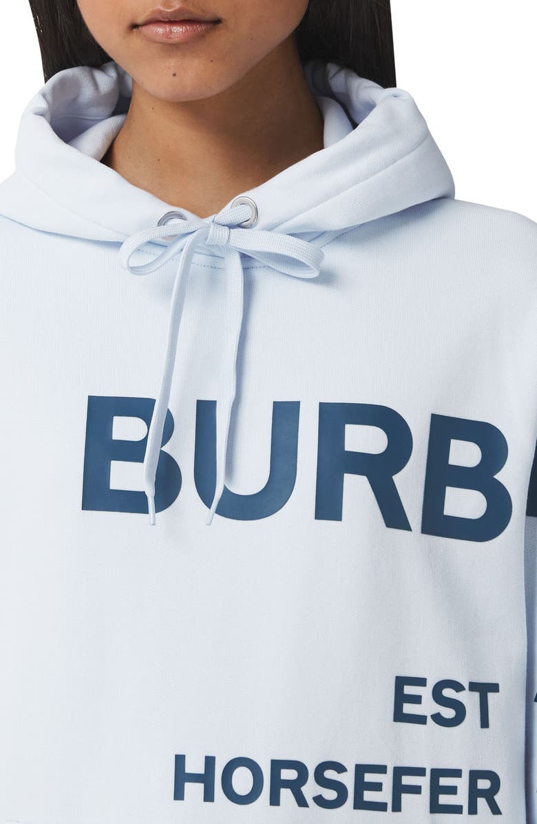 Burberry Poulter Horseferry Print Cotton Hoodie, Alternate, color, 