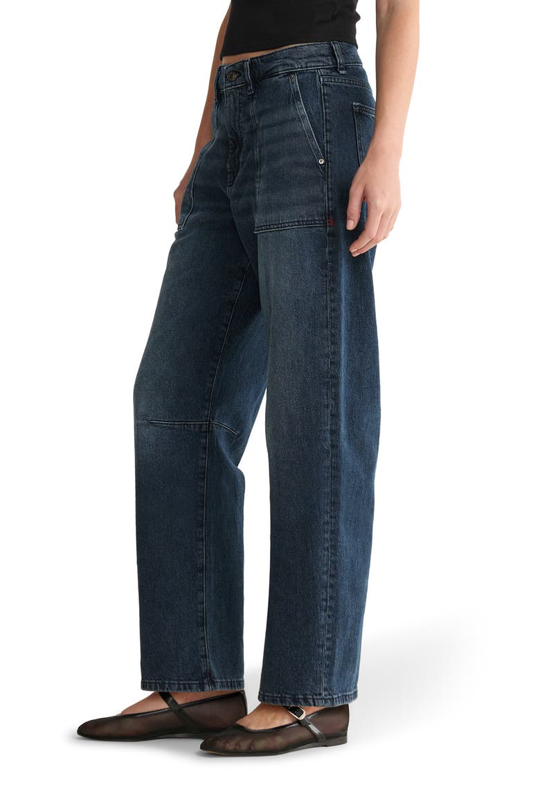 BNA Soft Curve Barrel Jeans, Alternate, color, SATURDAY NIGHT