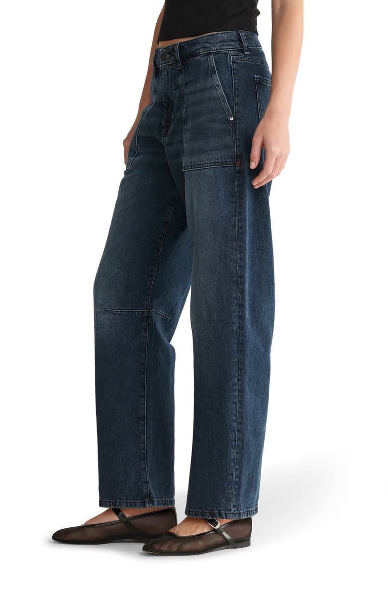 WARP+WEFT BNA Soft Curve Barrel Jeans, Alternate, color, Saturday Night