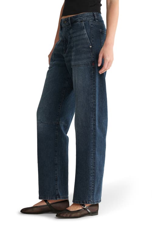 Warp & Weft Warp+weft Bna Soft Curve Barrel Jeans In Blue