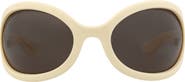 Gucci Novelty 77mm Oversize Shield Sunglasses