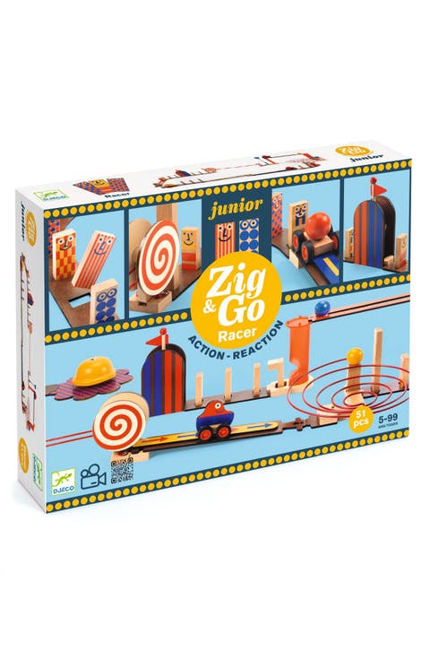 Zig & Go Racer Action-Reaction Playset