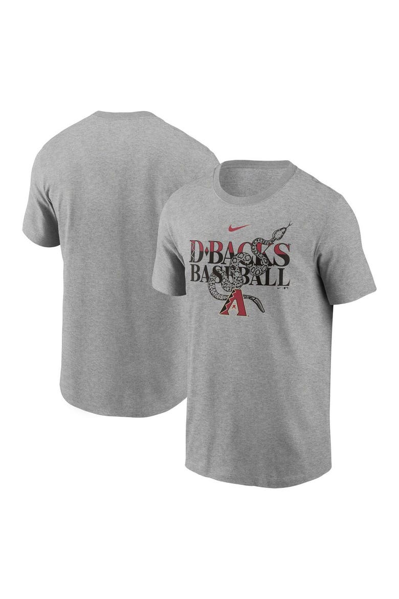 Men's Nike Heathered Gray Arizona Diamondbacks Local Team T-Shirt, Main, color, Heather Gray