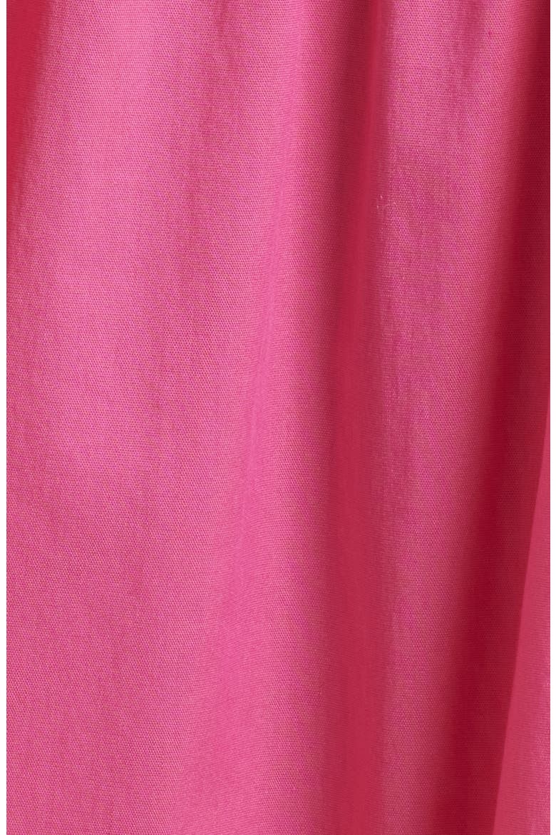Tiered Puff Sleeve Midi Dress, Alternate, color, CARMINE ROSE