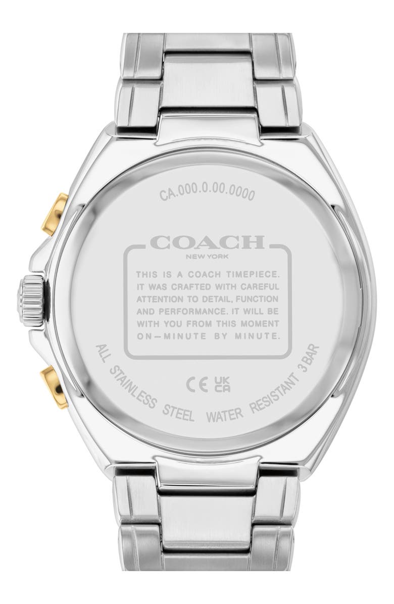 COACH Jackson Chronograph Bracelet Watch, 44mm, Alternate, color, Two Tone