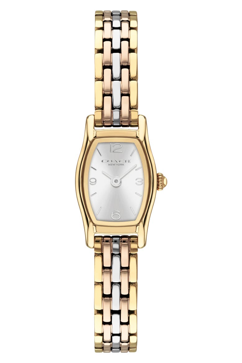 Greta Bracelet Watch, 15.3mm, Main, color, SILVER/ GOLD/ ROSE GOLD