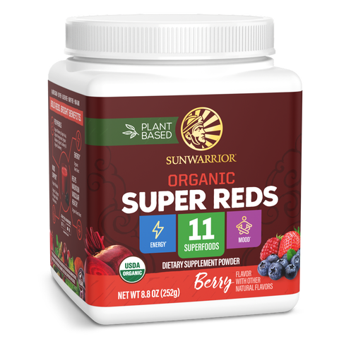 Organic Super Reds Powder, Berry, 252g Tub
