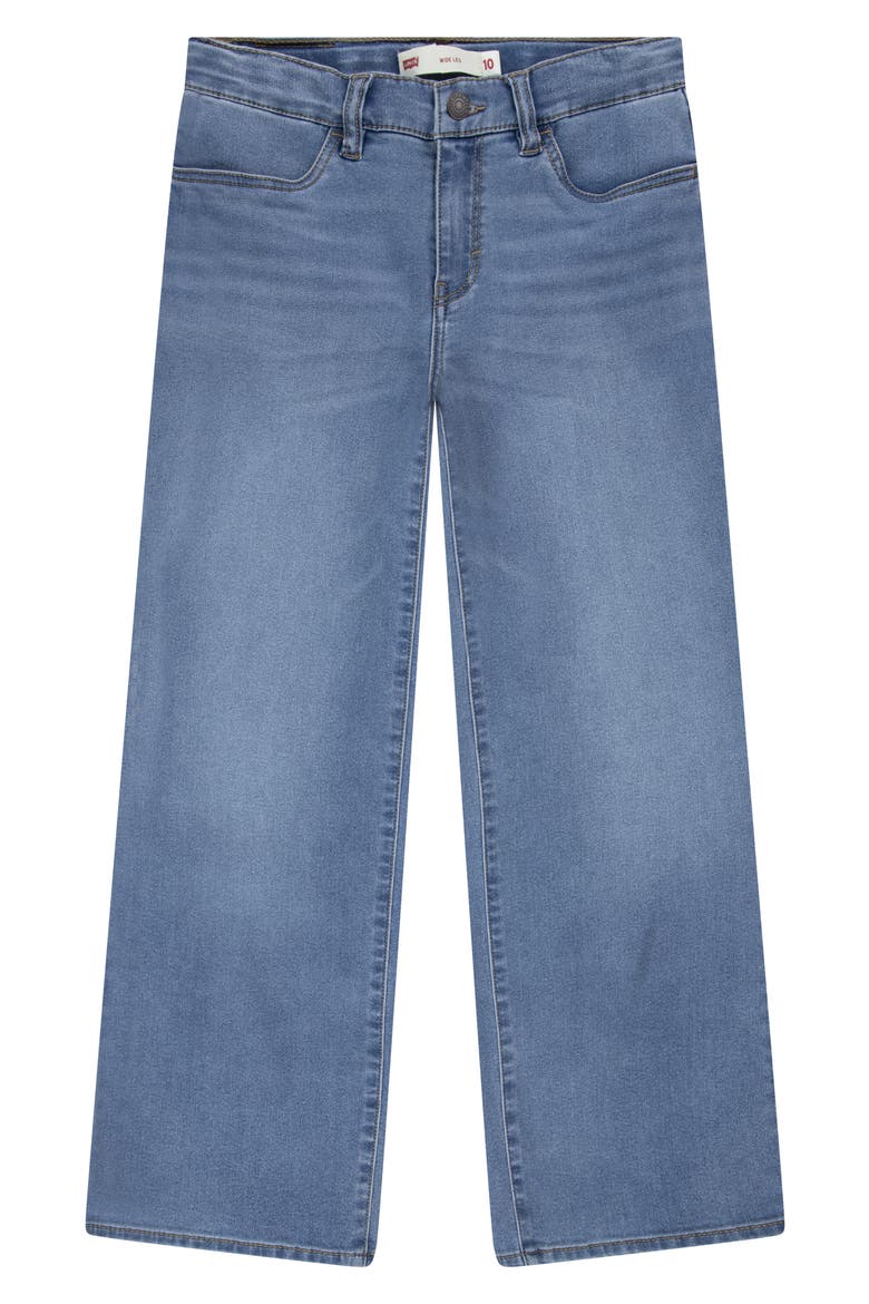 Kids' Wide Leg Jeans, Main, color, LAPIS SIGHTS