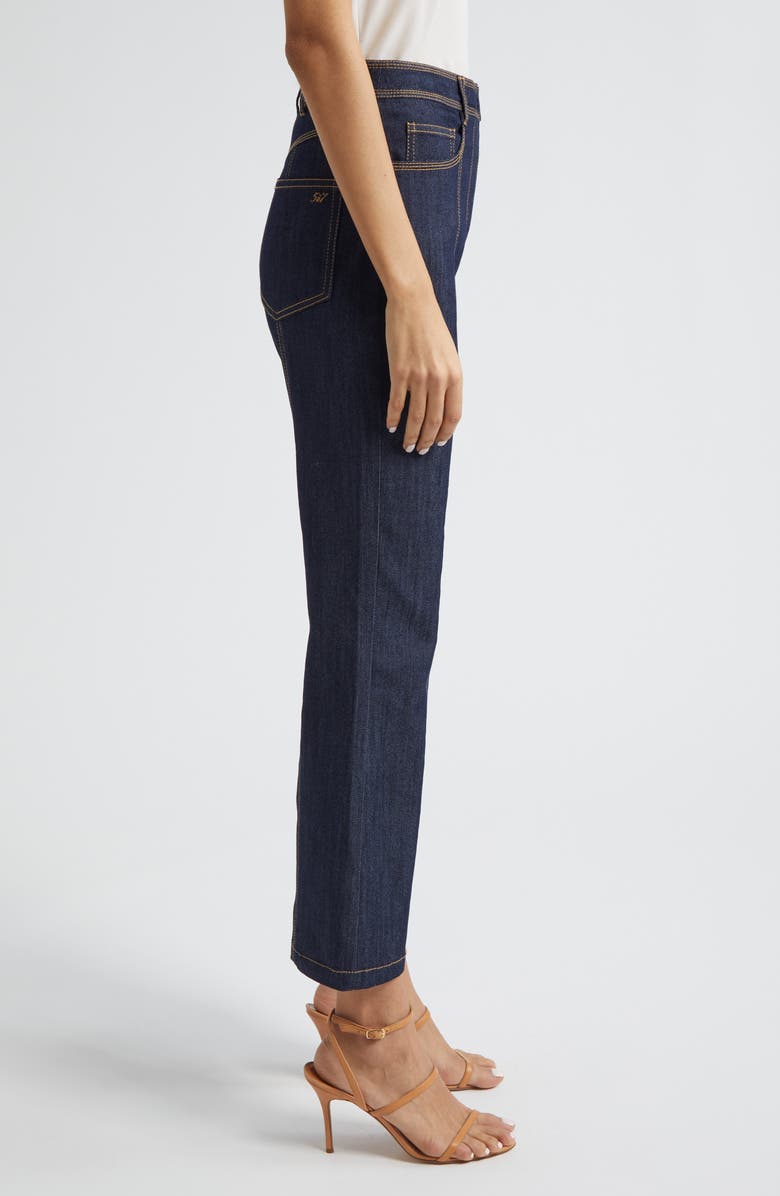 Cinq à Sept Madi Flare Leg Ankle Jeans, Alternate, color, Indigo