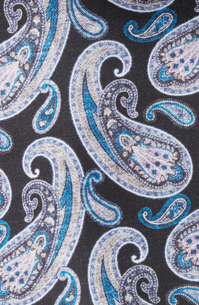 EDWARD ARMAH Paisley Silk Pocket Square, Alternate, color, 