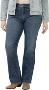 Silver Jeans Co. Suki Curvy Mid Rise Slim Bootcut Jeans