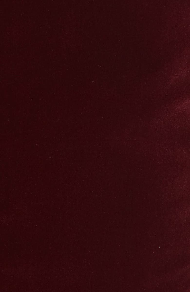 Alice + Olivia 'Macey' Satin Lapel Velvet One-Button Blazer, Alternate, color,