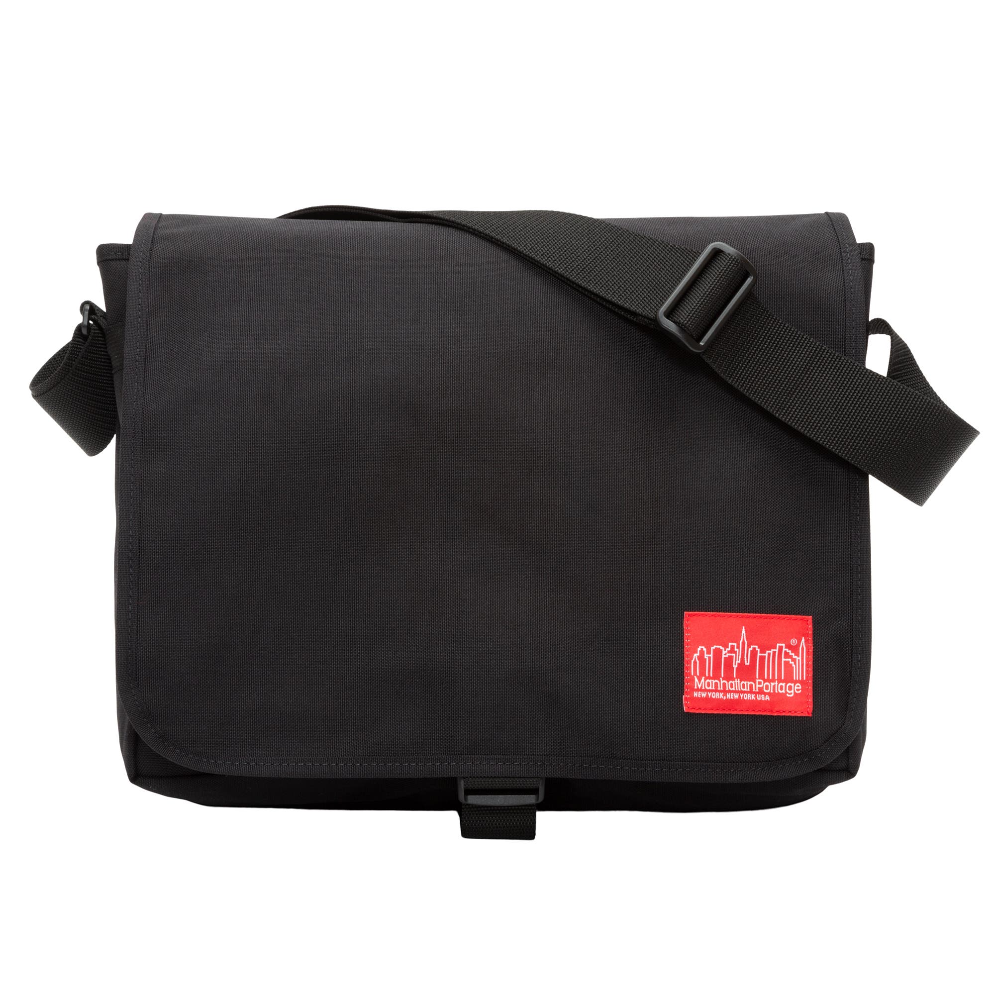 Manhattan Portage DJ 15" Laptop Bag Deluxe, Main, color, Black