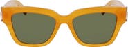 Longchamp 53mm Gradient Modified Rectangular Sunglasses