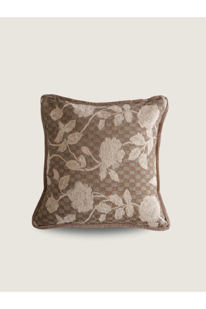 Chiara Tapestry Pillow, Alternate, color, Beige