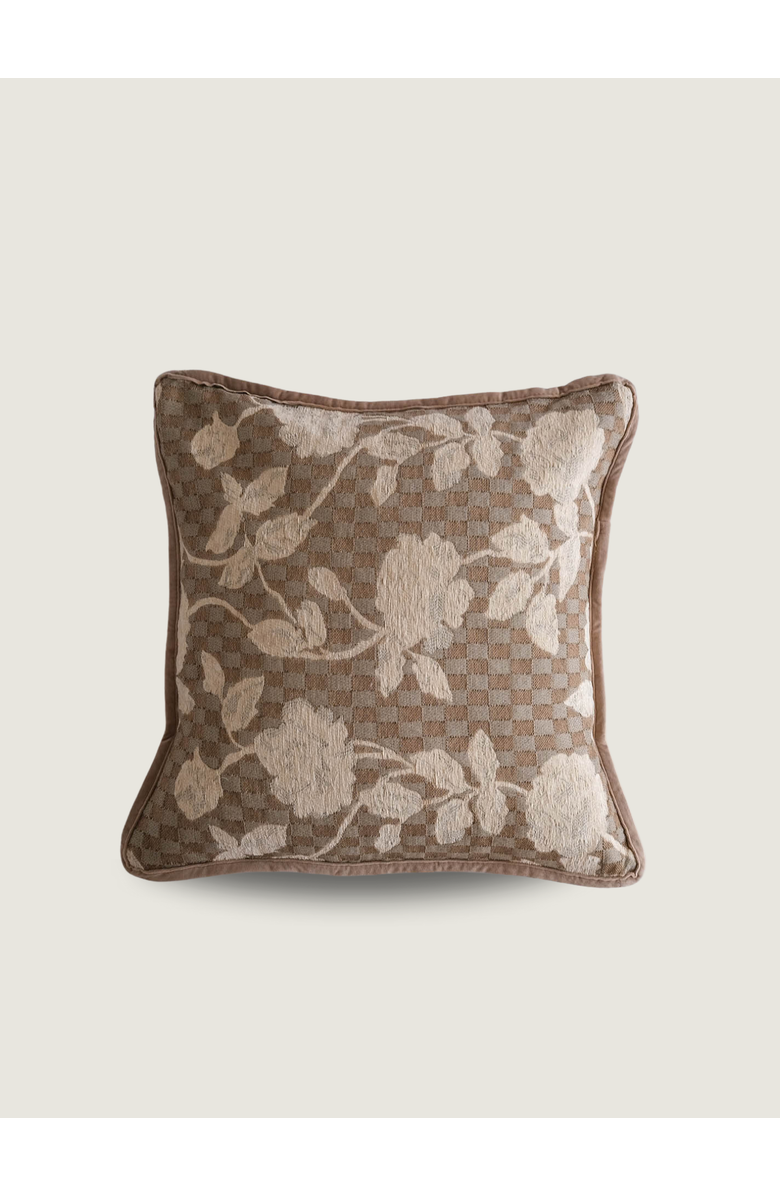 Twenty Third by Deanne Chiara Tapestry Pillow, Alternate, color, Beige