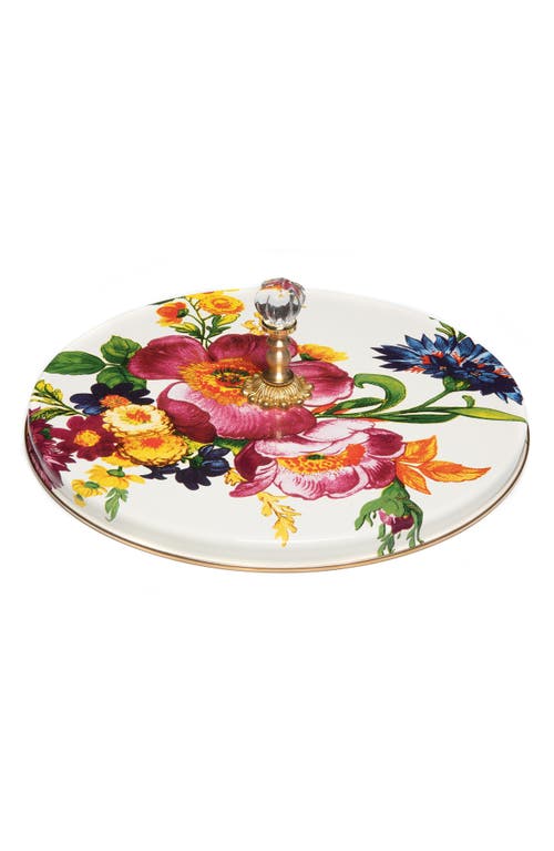 Mackenzie-childs Mackenzie Childs Flower Market Enameled Steel Cheese Course
