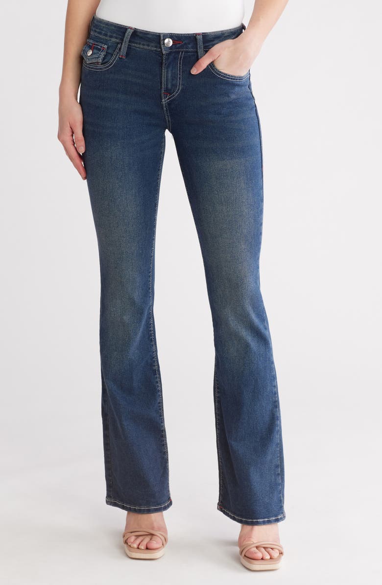 True Religion Becca Flap Pocket Bootcut Jeans, Main, color,