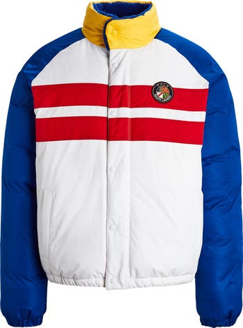Colorblock Reversible Bomber Jacket