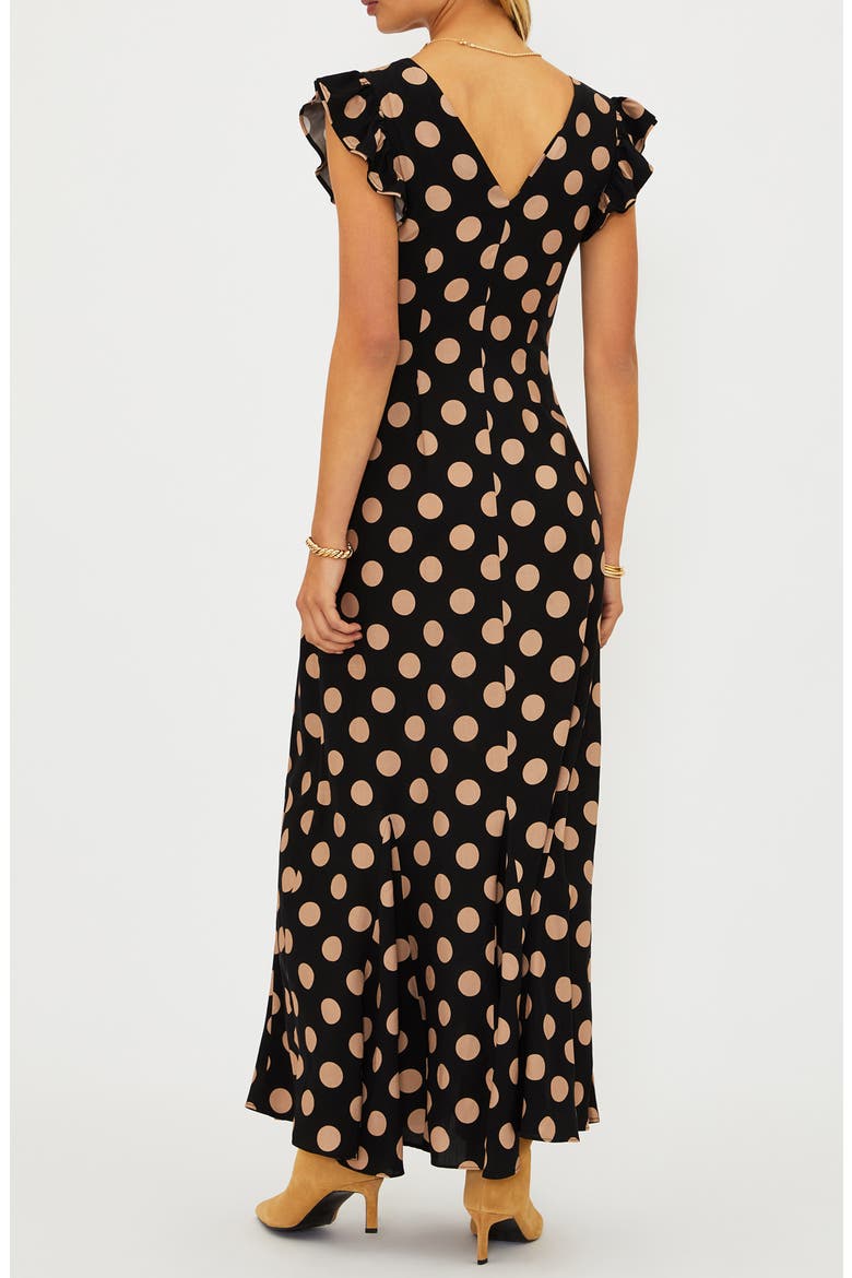 Elodie Cover-Up Dress, Alternate, color, MIDNIGHT POLKA DOT