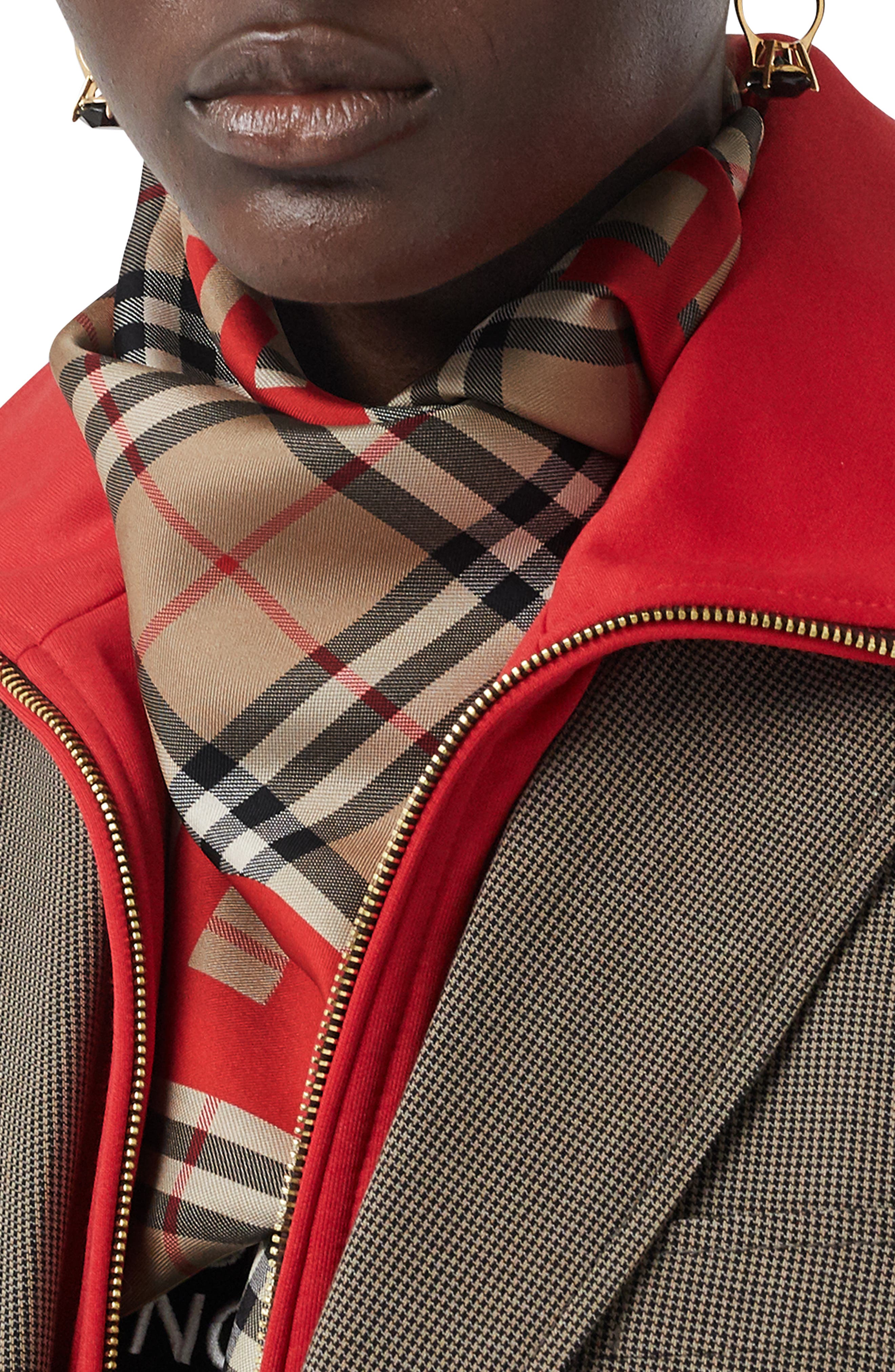 Burberry Horseferry Print Vintage Check Silk Scarf (Women) | Nordstrom