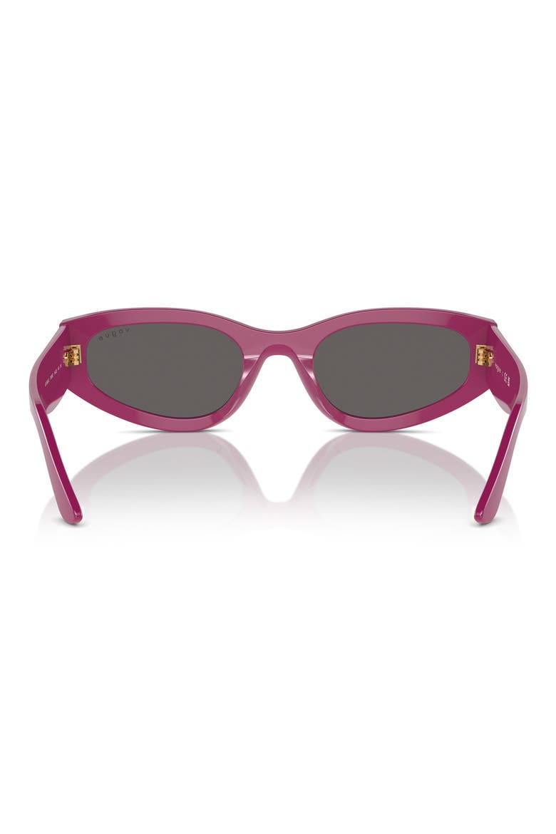 54mm Cat Eye Sunglasses, Alternate, color, FUCHSIA