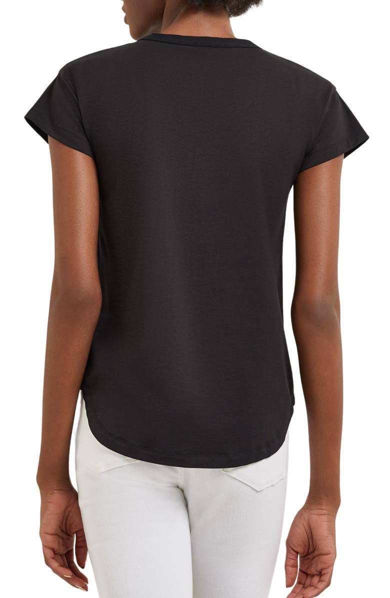 Misook Classic Crewneck T-Shirt, Alternate, color, Black