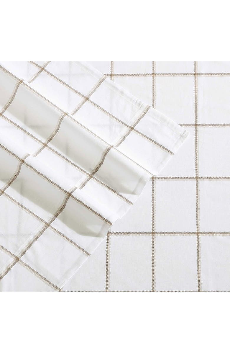 Nautica Plot 200-Thread Count Cotton Percale Sheet Set, Alternate, color, Light Beige