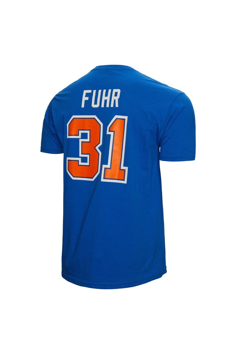 Men's Mitchell & Ness Grant Fuhr Royal Edmonton Oilers  Name & Number T-Shirt, Alternate, color, Royal