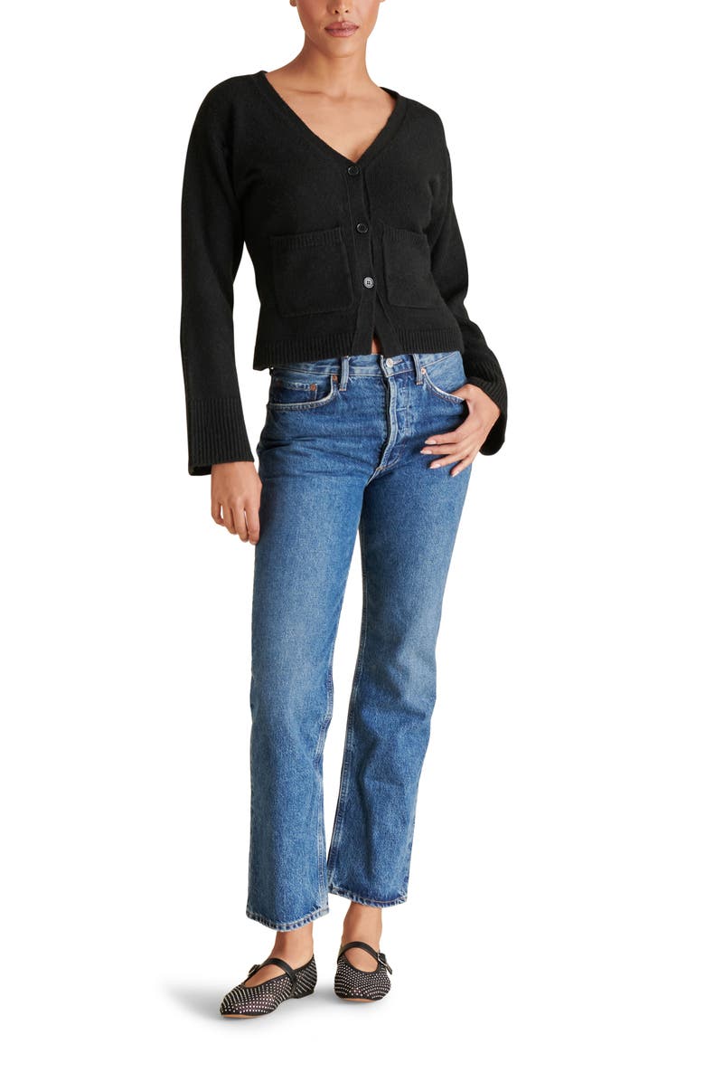 Steve Madden Odelia Crop Cardigan, Alternate, color,