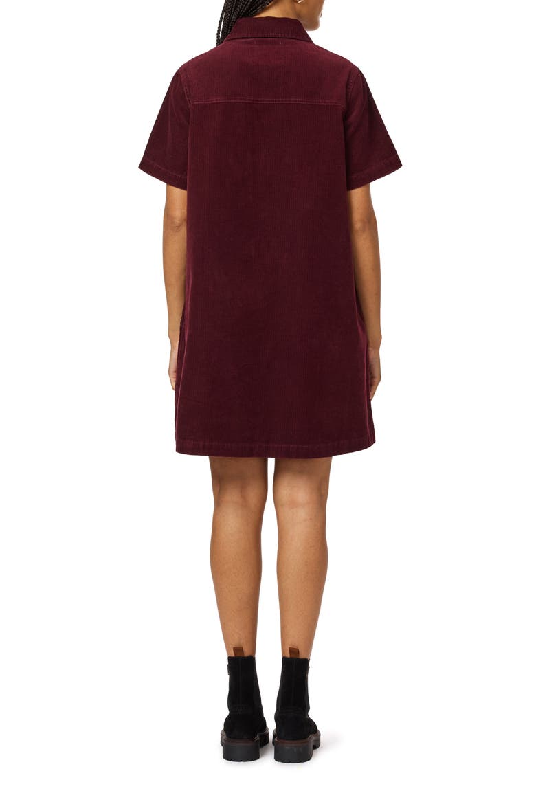 Corduroy Polo Dress, Alternate, color, FIG