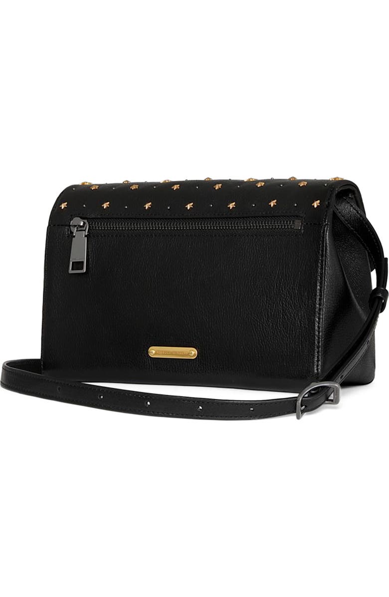 Rebecca Minkoff Edie Evil Eye Crossbody Bag, Alternate, color, Black