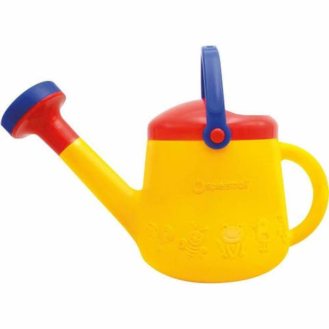 Toddler Outdoor Garden Tools -Classic Yellow Watering Can for Kids Ages 18 Months and Up - 1 Liter Garden Toy Set - Made in Germany