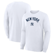 FANATICS Men's Fanatics White New York Yankees Lock-Up Legacy Long Sleeve T-Shirt