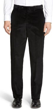 Berle Luxury Italian Corduroy Flat Front Pants