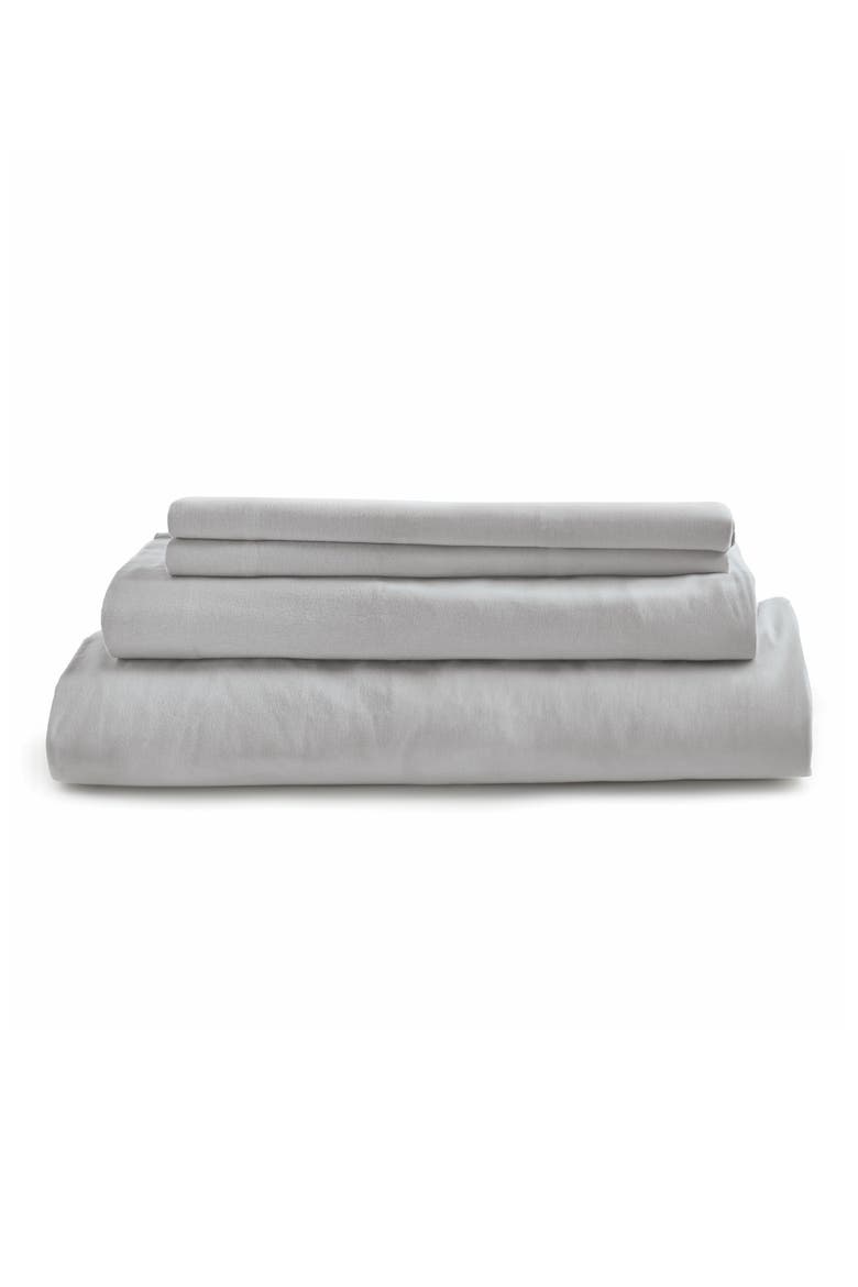 Cotton Flannel Sheet Set, Main, color, MIST