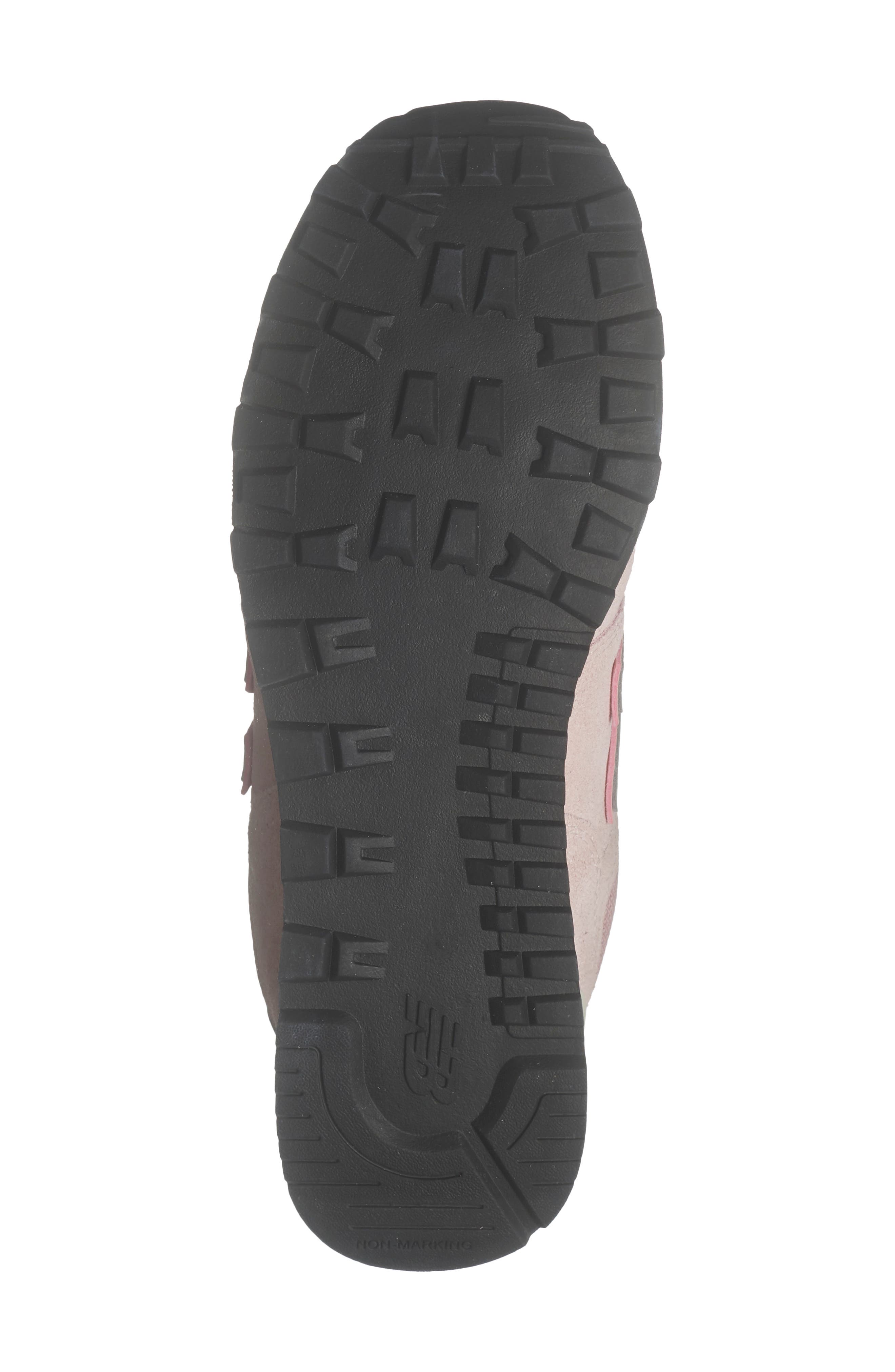 Kids' 574 Running Shoe, Alternate, color, PINK CHALK/ SEA SALT