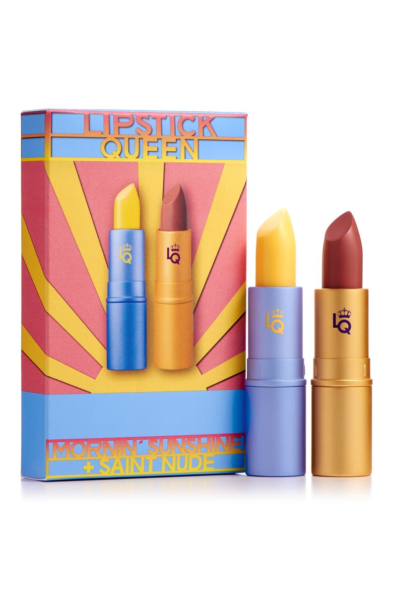 SPACE.NK.apothecary Lipstick Queen Mornin' Sunshine & Saint Nude Lipstick Duo, Main, color, NO COLOR