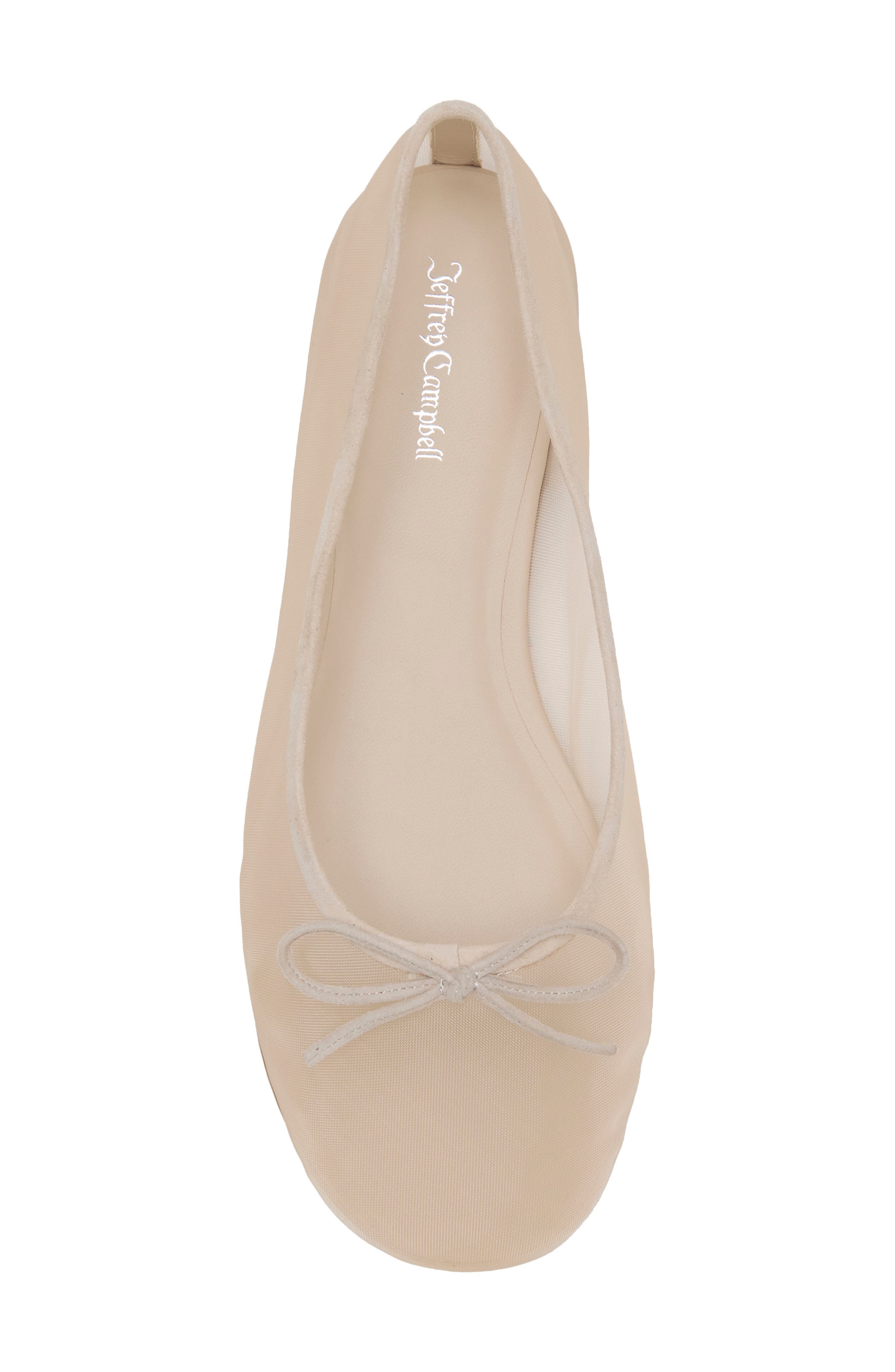 Depart Mesh Ballet Flat, Alternate, color, BEIGE COMBO