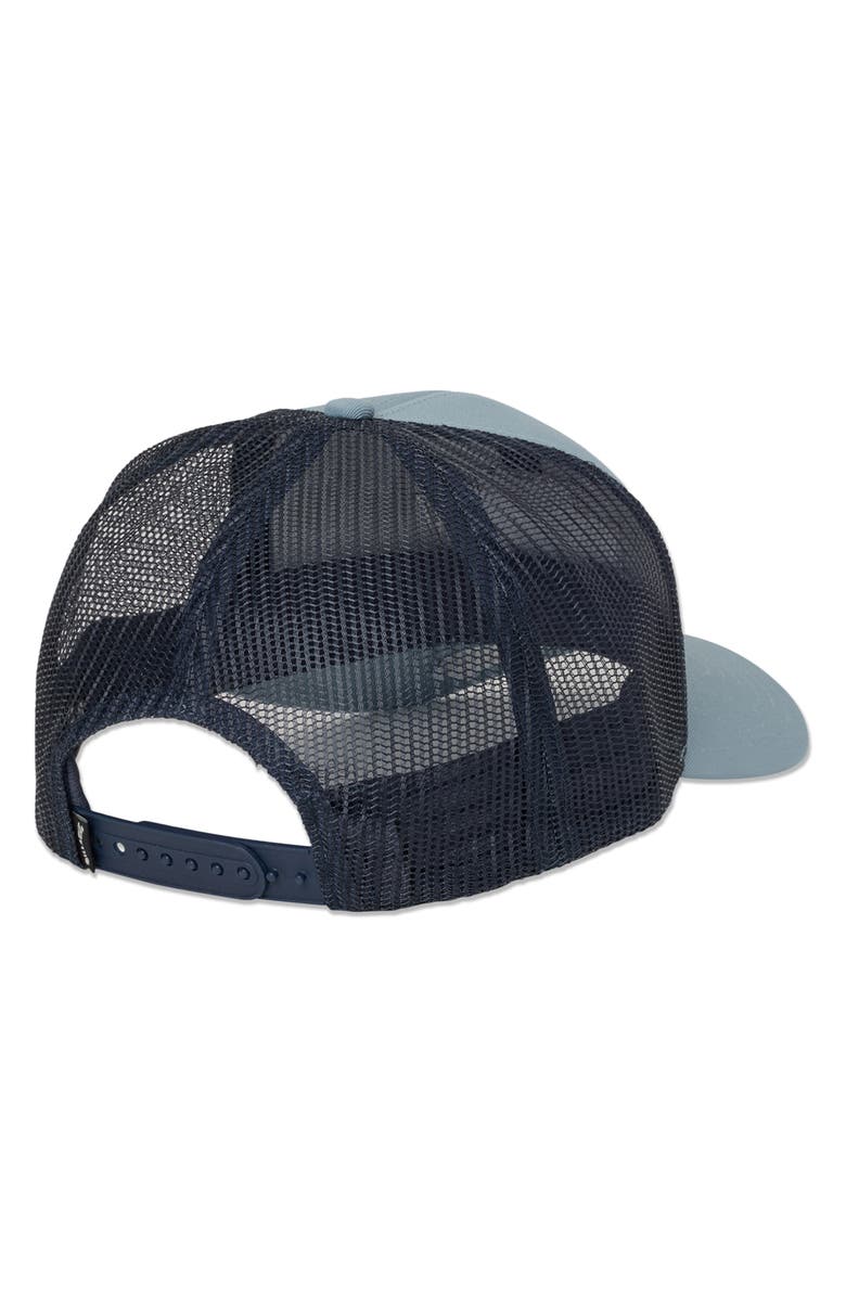 Billabong Walled Trucker Hat, Alternate, color, Blue Fog